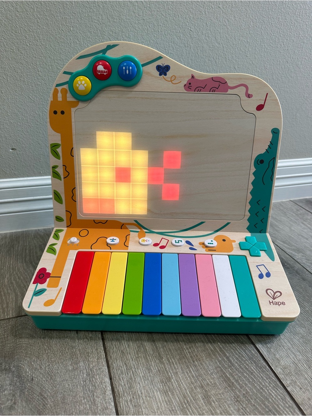 Hape Rainbow Rhythm Pixel Piano